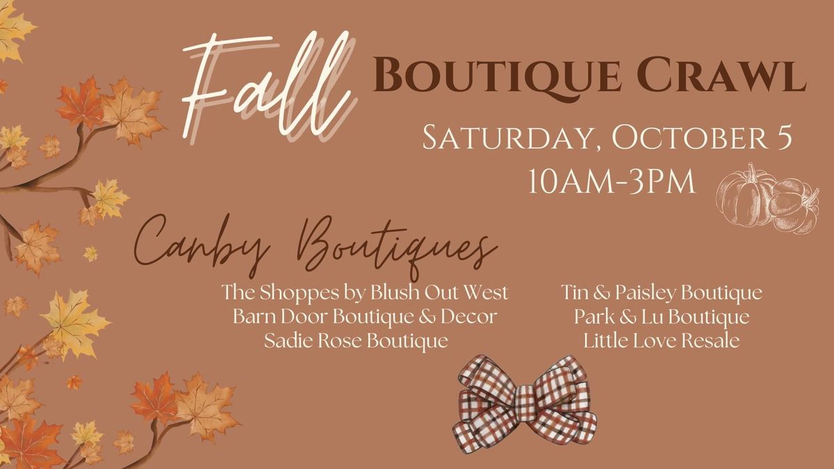 Canby Boutique Crawl