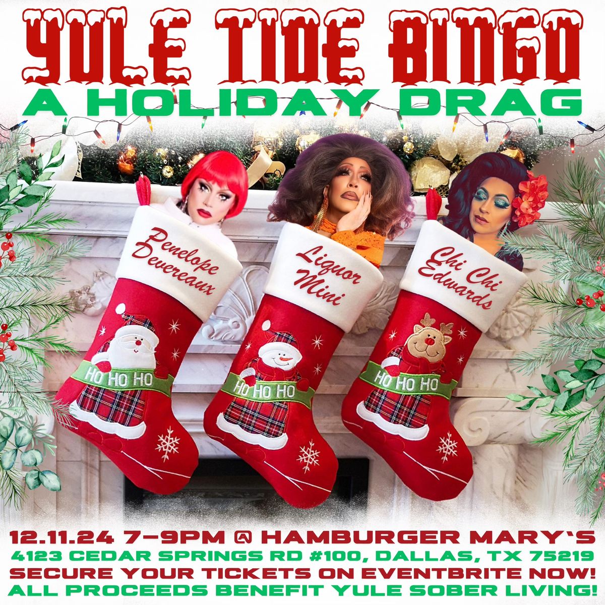 Yule Tide Bingo - A Holiday Drag