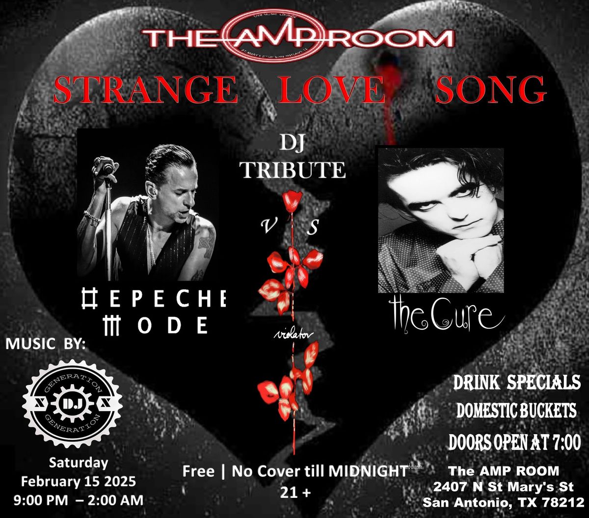 Strange Love Songs  - 4th Annual DJ Tribute to Depeche Mode and The Cure in San Antonio Tx