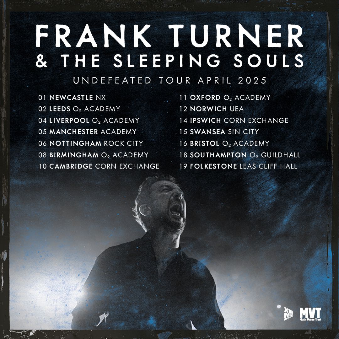 Frank Turner and the Sleeping Souls at Cambridge Corn Exchange