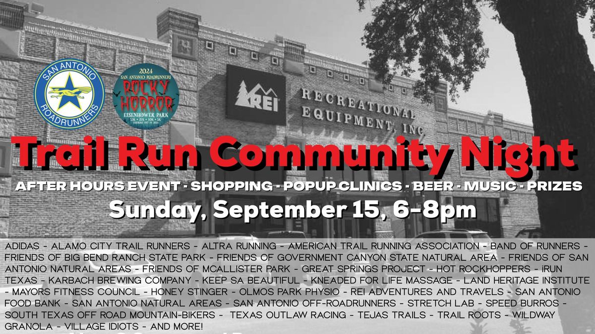 SARR\/REI Trail Run Community Night 