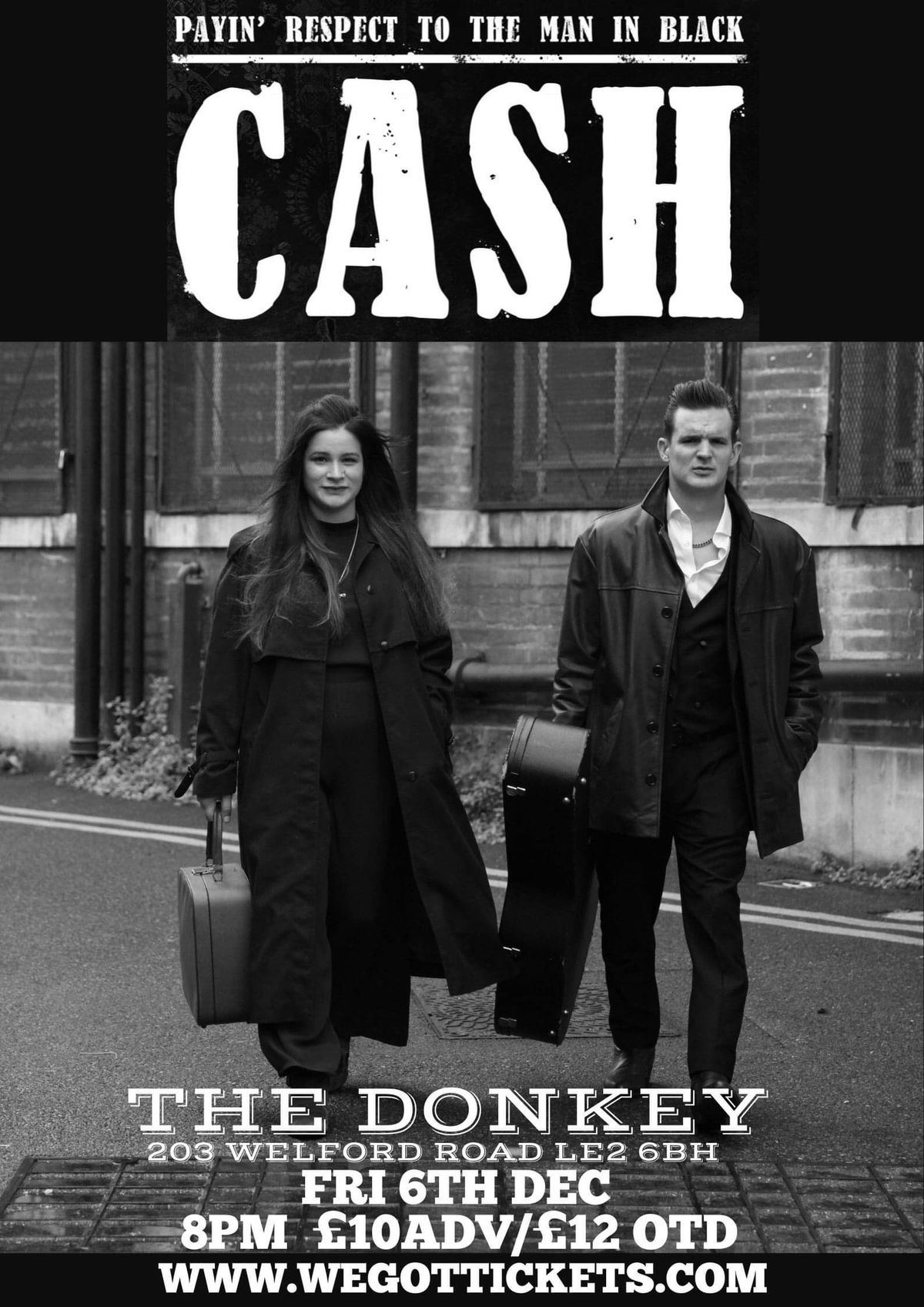 CASH BAND (London) \u2018A tribute to Johnny Cash\u2019 