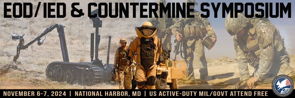 11th Annual EOD\/IED & Countermine Symposium