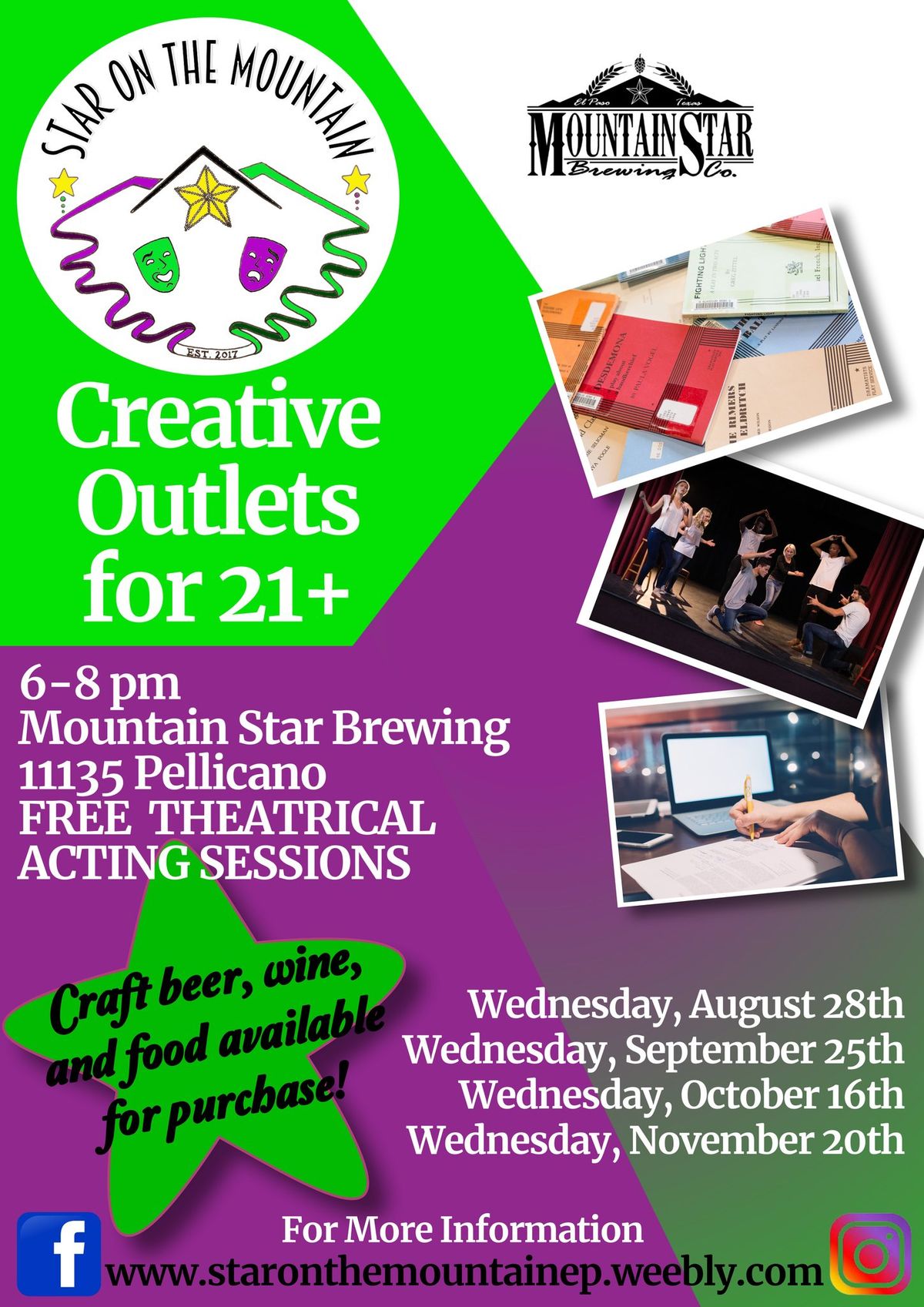 Creative Outlets\u2014 Acting Sessions