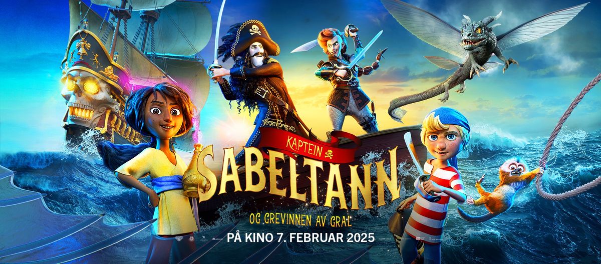 NB!S\u00f8ndag! KINO: Kaptein Sabeltann og Grevinnen av Gral