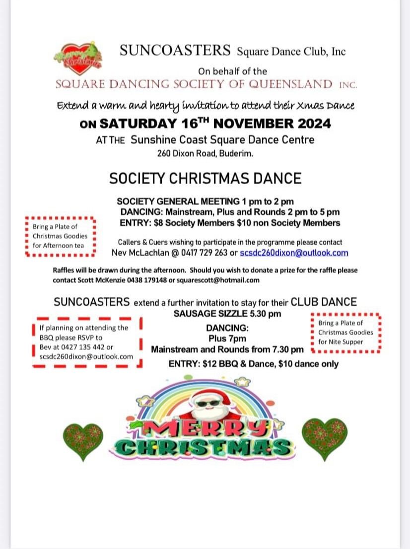 QLD Square Dance Society Christmas Dance 2024