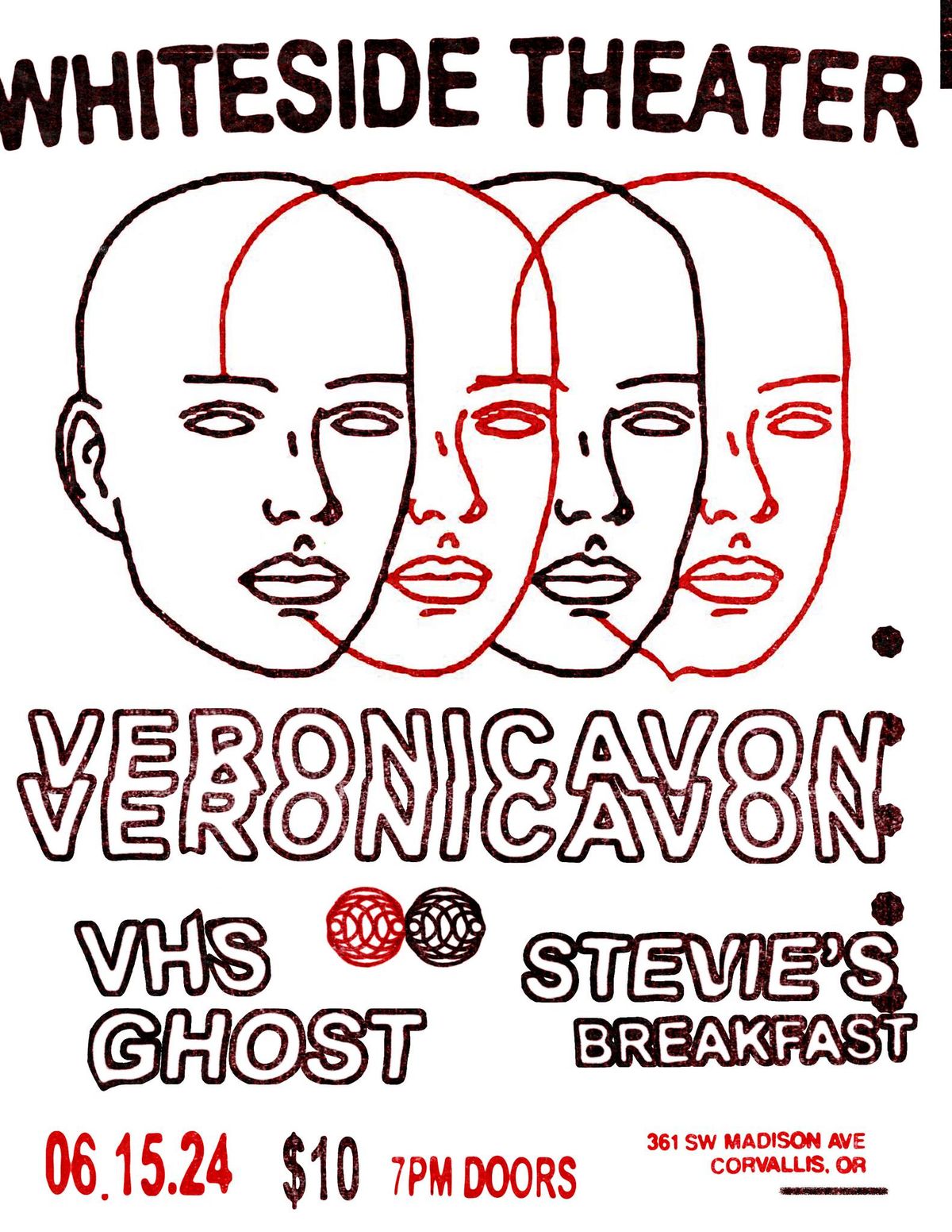 veronicavon\/VHS Ghost\/Steve's Breakfast ***Doors @ 7pm***
