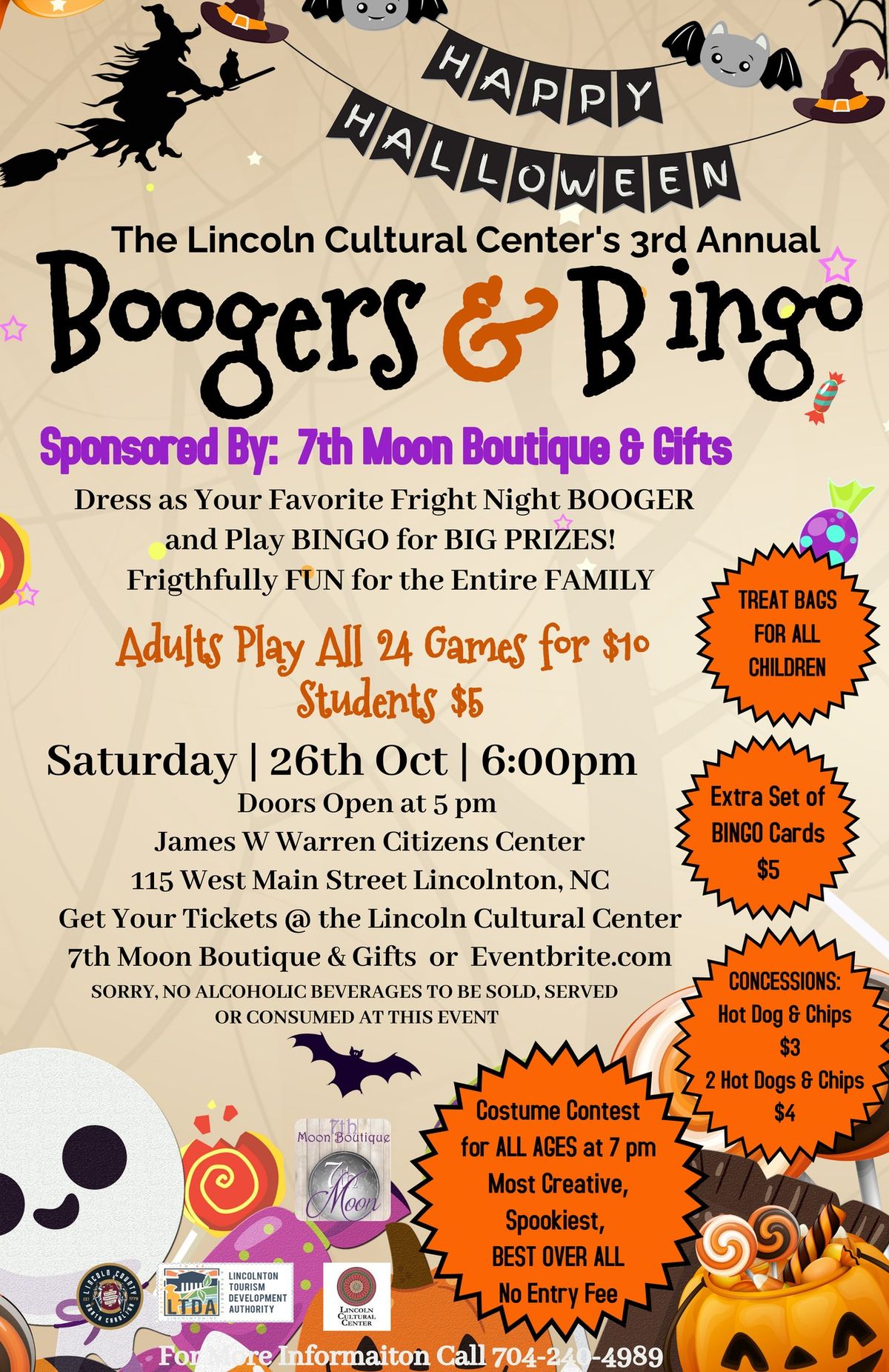 BOOGER'S & BINGO!