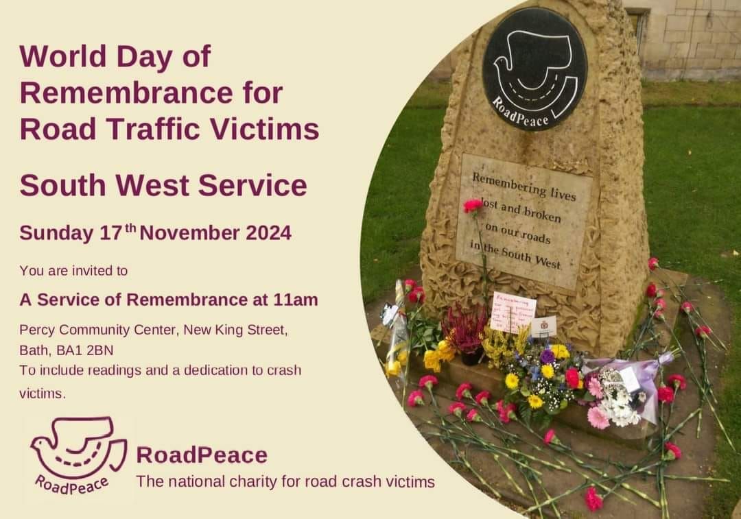 World Day of Remembrance for Road Traffic Victims Service 