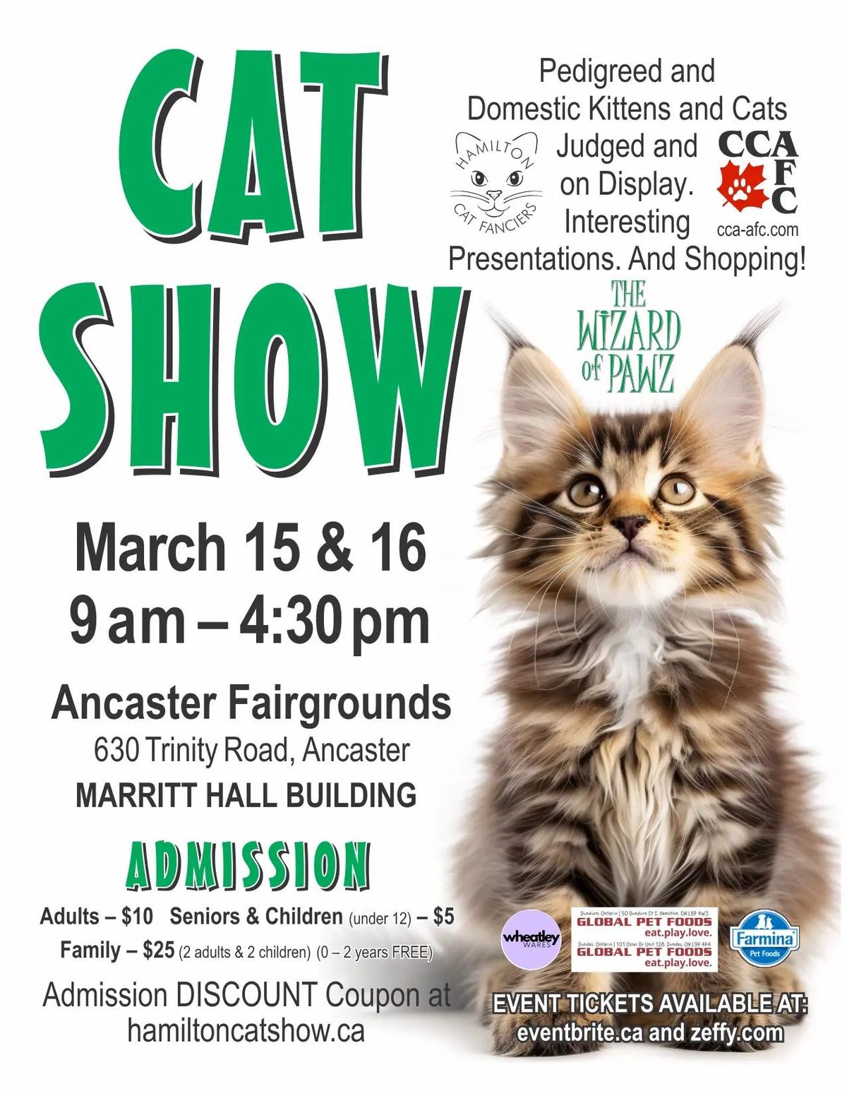 Hamilton Cat Fanciers Show