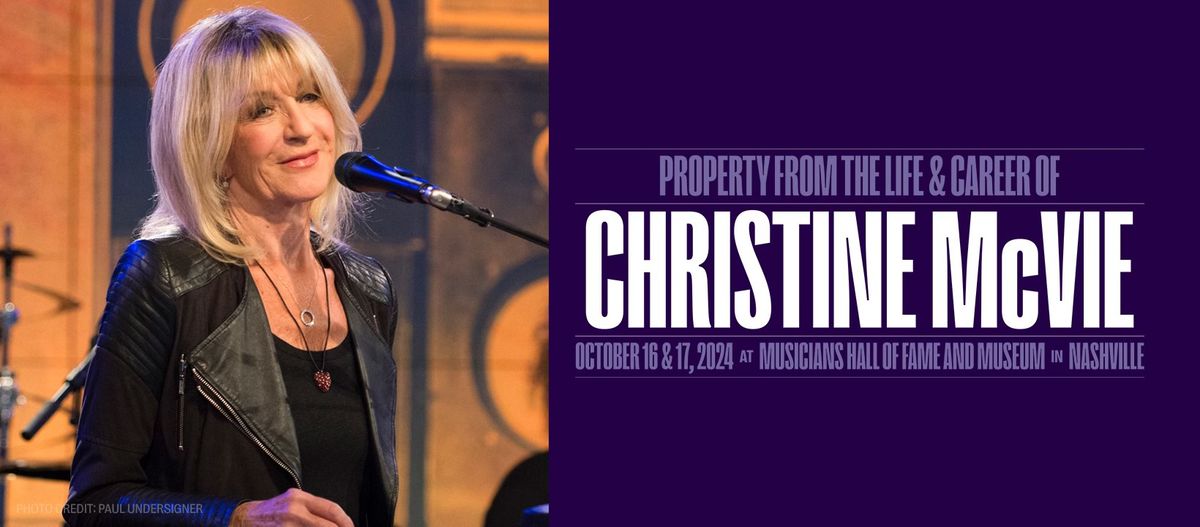 Property From The Life and Career Of Christine McVie Auction