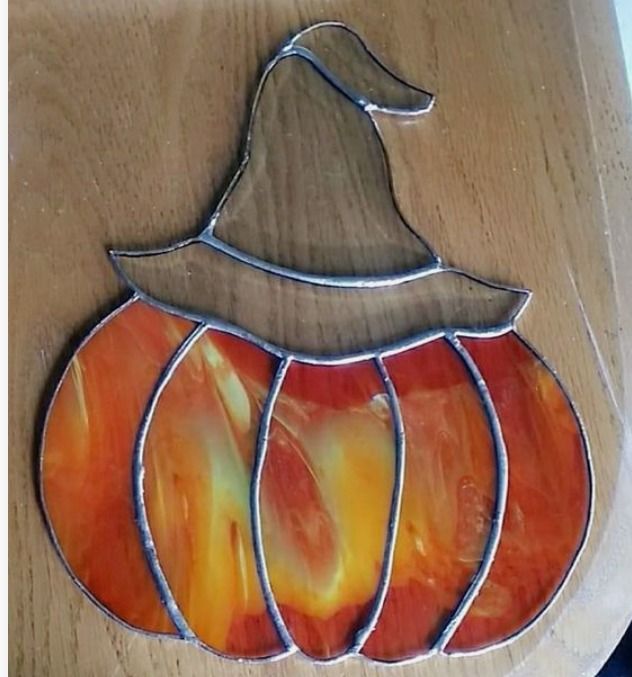 Stained Glass: Jack-o Lantern