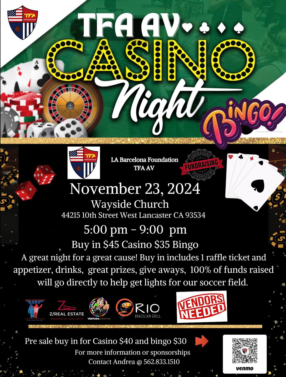 TFA-AV Casino Night