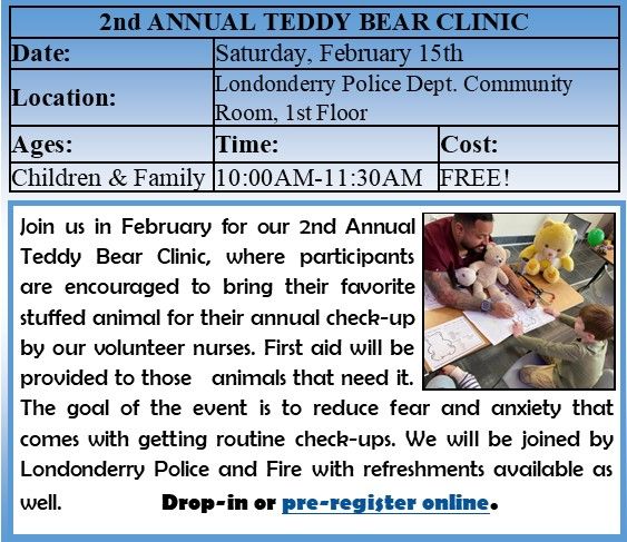 2nd Annual Teddy Bear Clinic