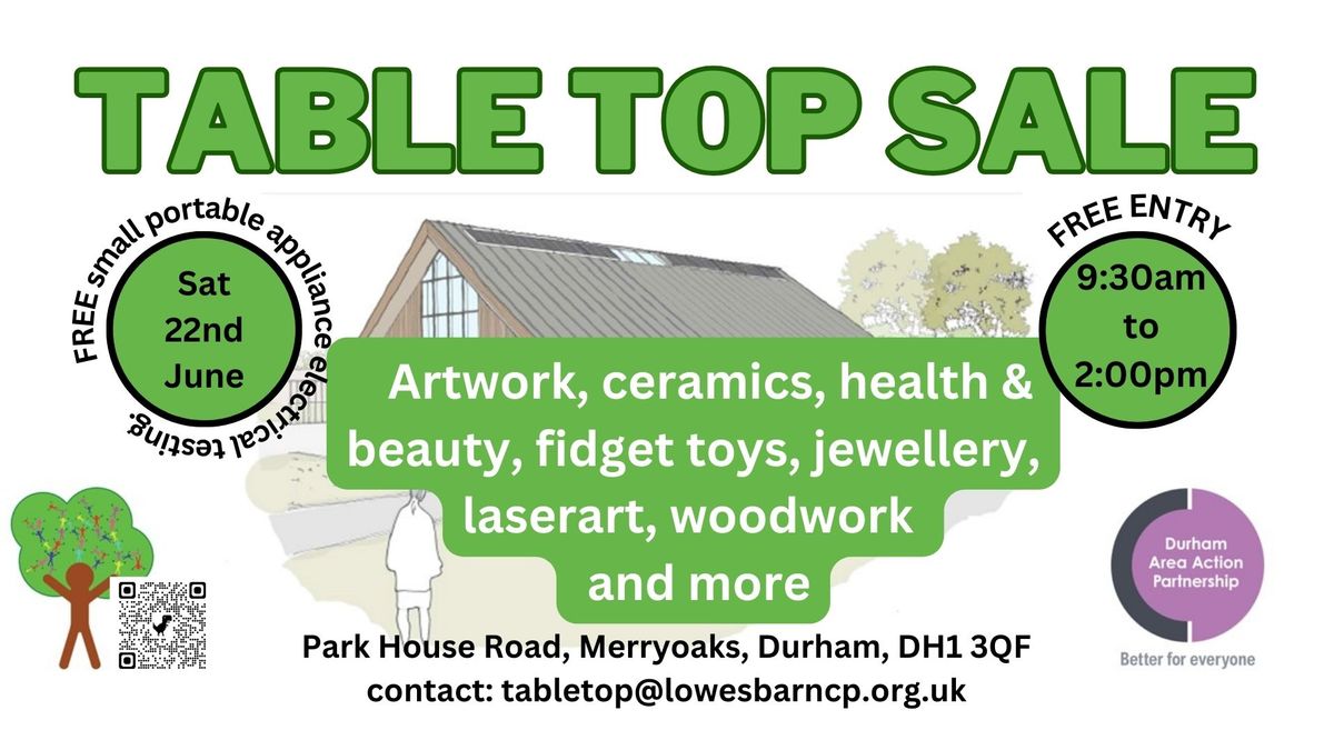 Table Top Sale