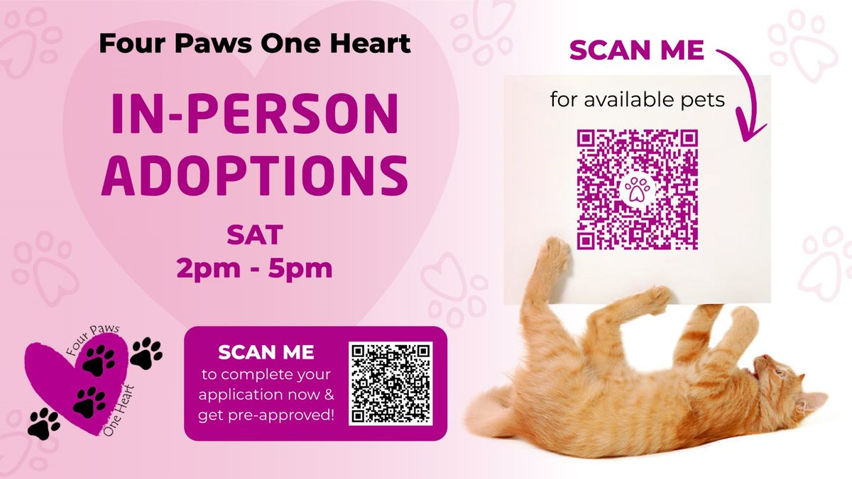 On-Site, In-Person Adoption Event