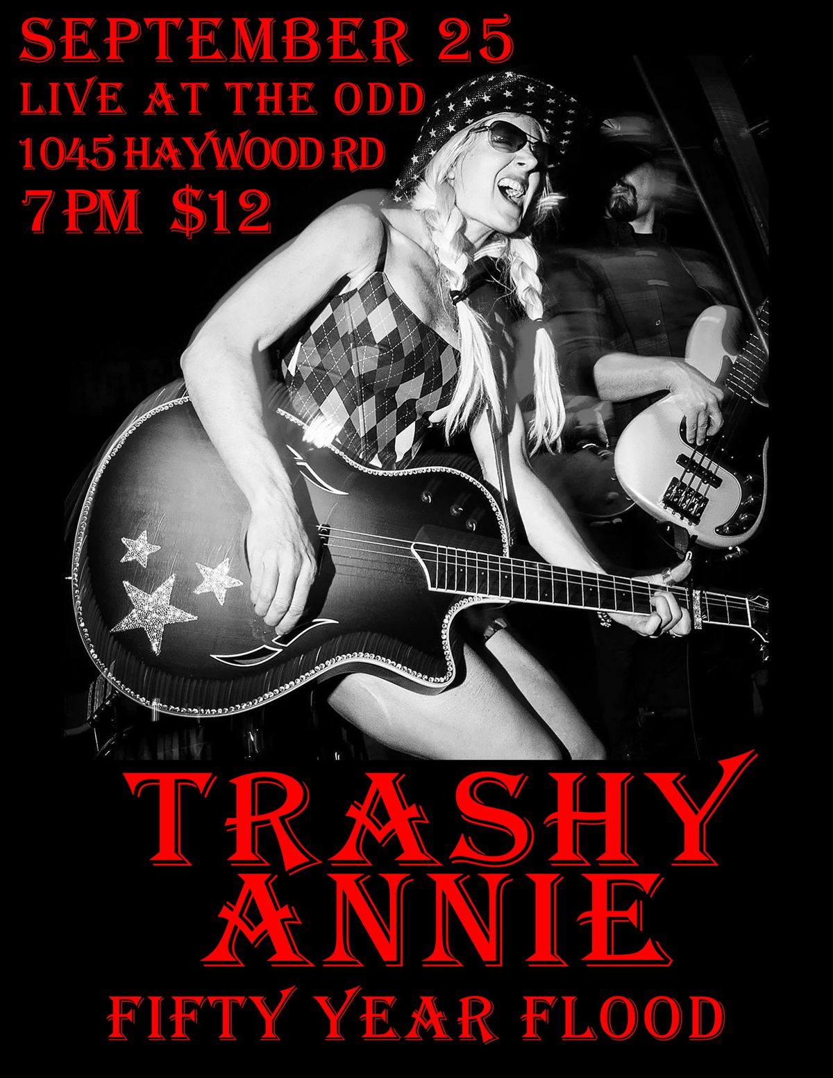 September 25 - Trashy Annie, Fifty Year Flood at The Odd