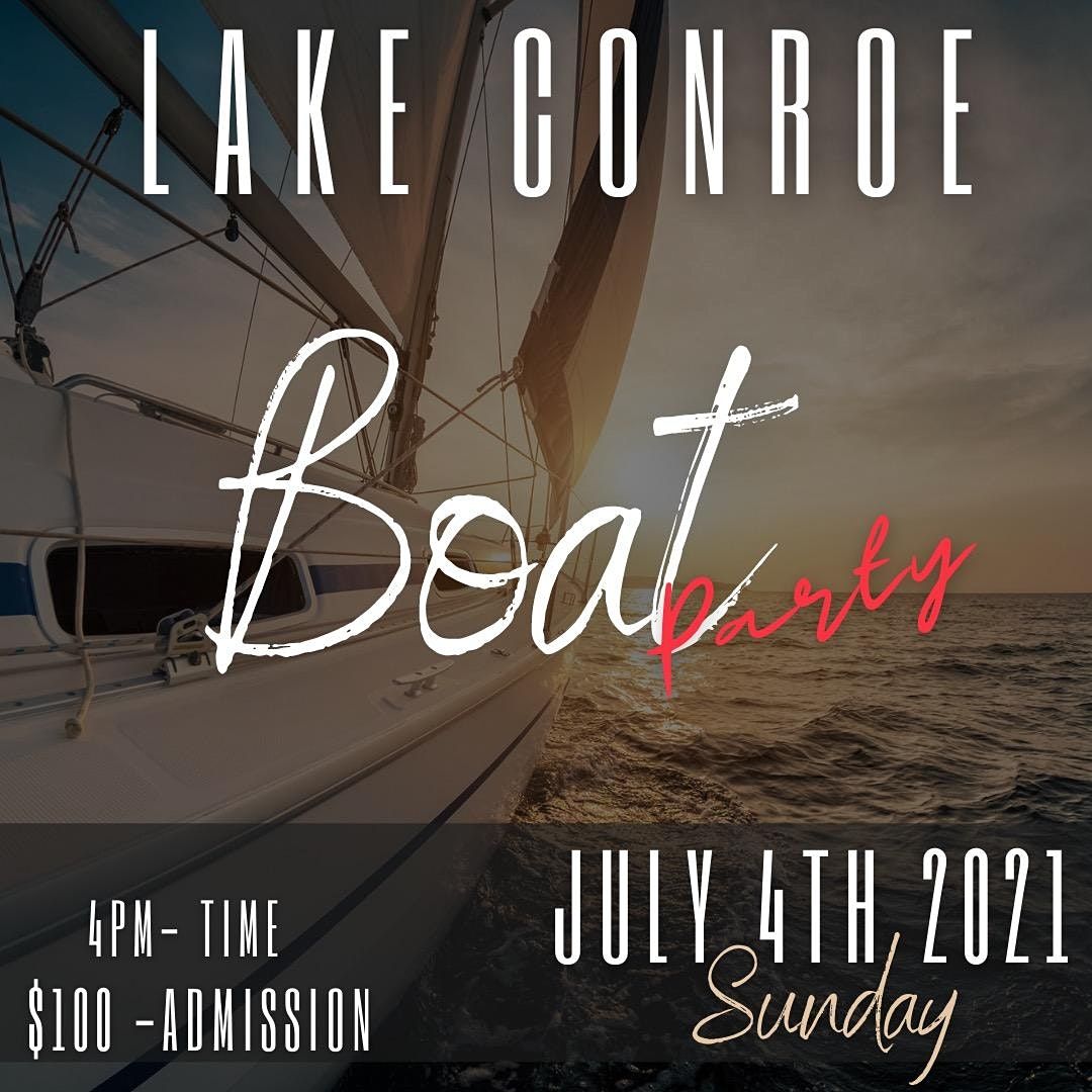 Lake Conroe Boat Party