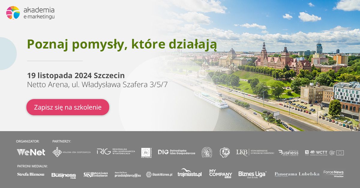 Akademia e-marketingu w Szczecinie - 19.11.2024