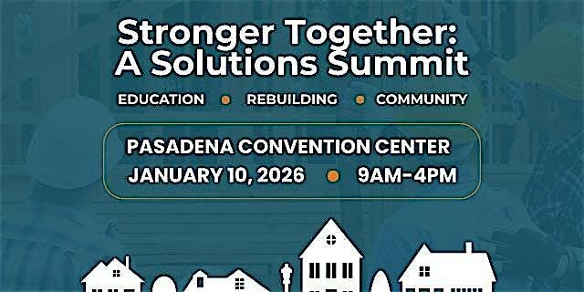 Stronger Together: A Solution Summit