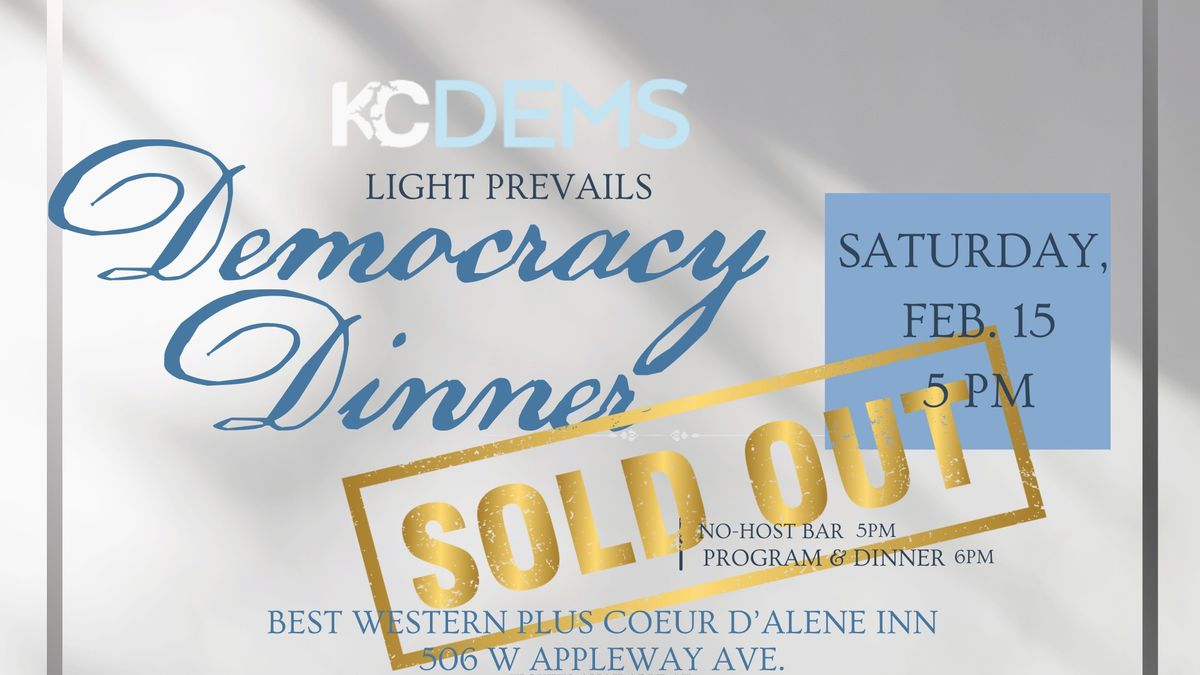 2025 Kootenai County Democrats Democracy Dinner