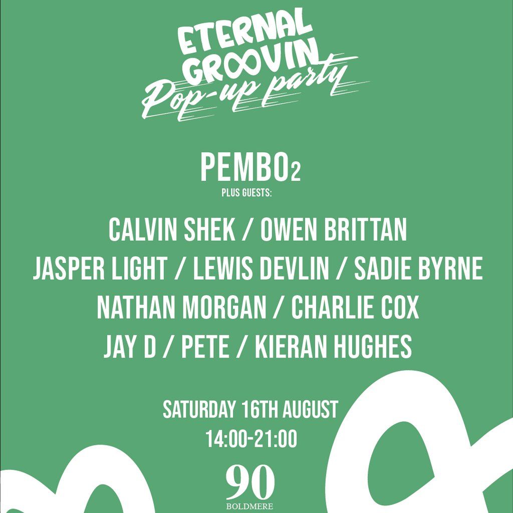 Eternal Groovin Pop Up Party
