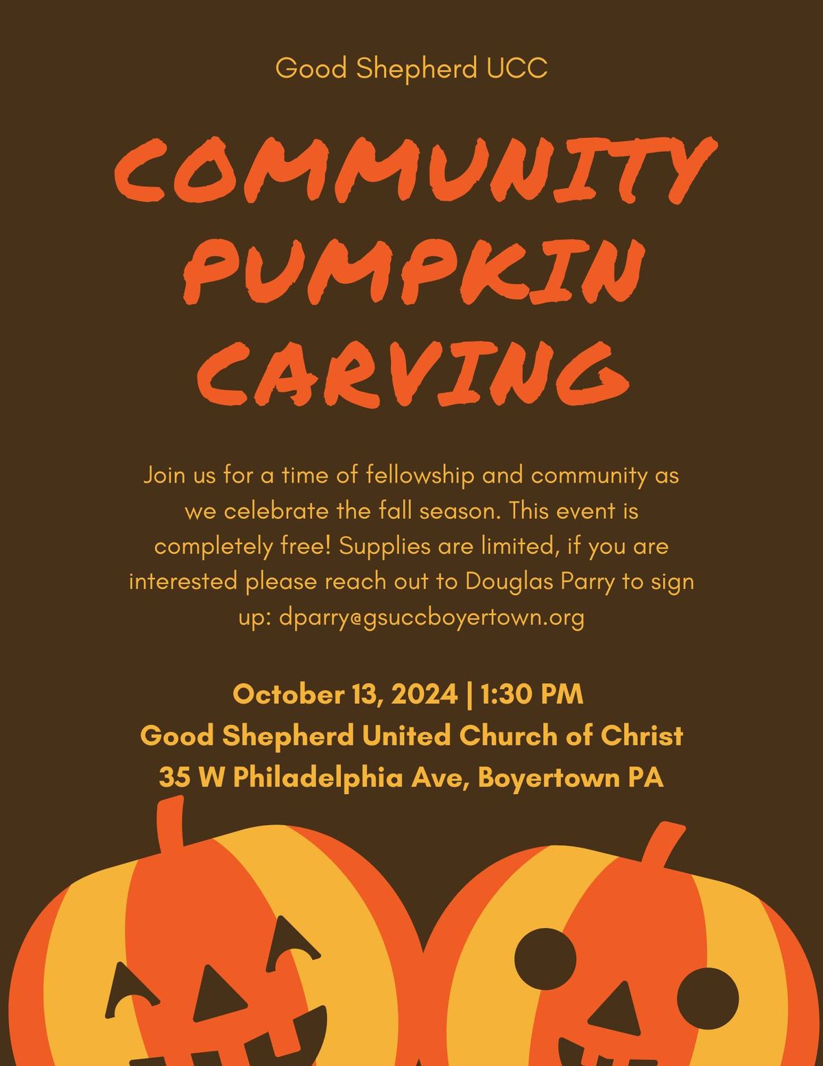 FREE Community Pumpkin Carving Event