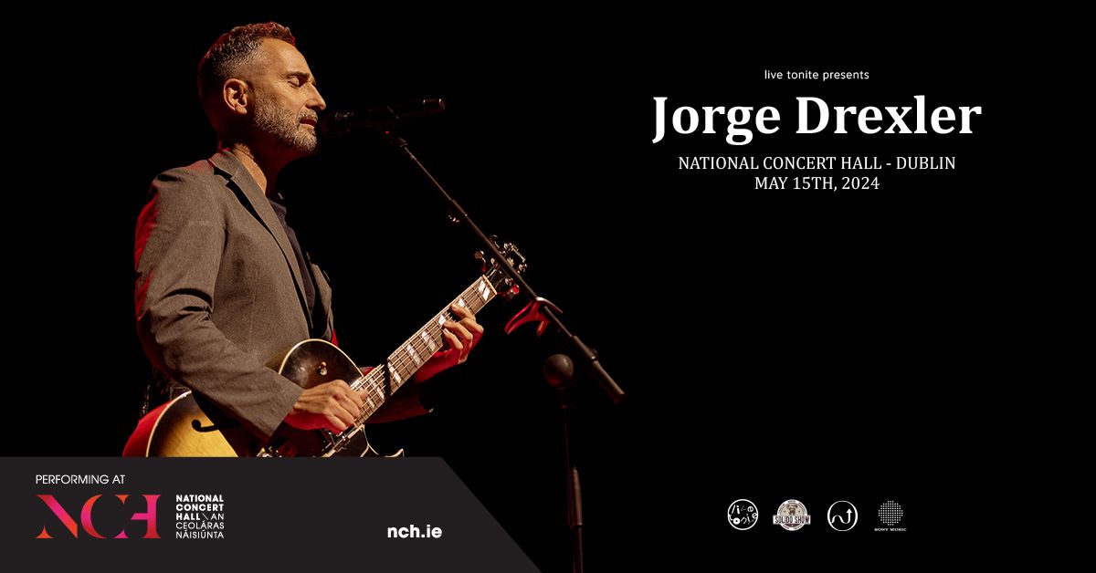 Jorge Drexler live in Dublin at the National Concert Hall
