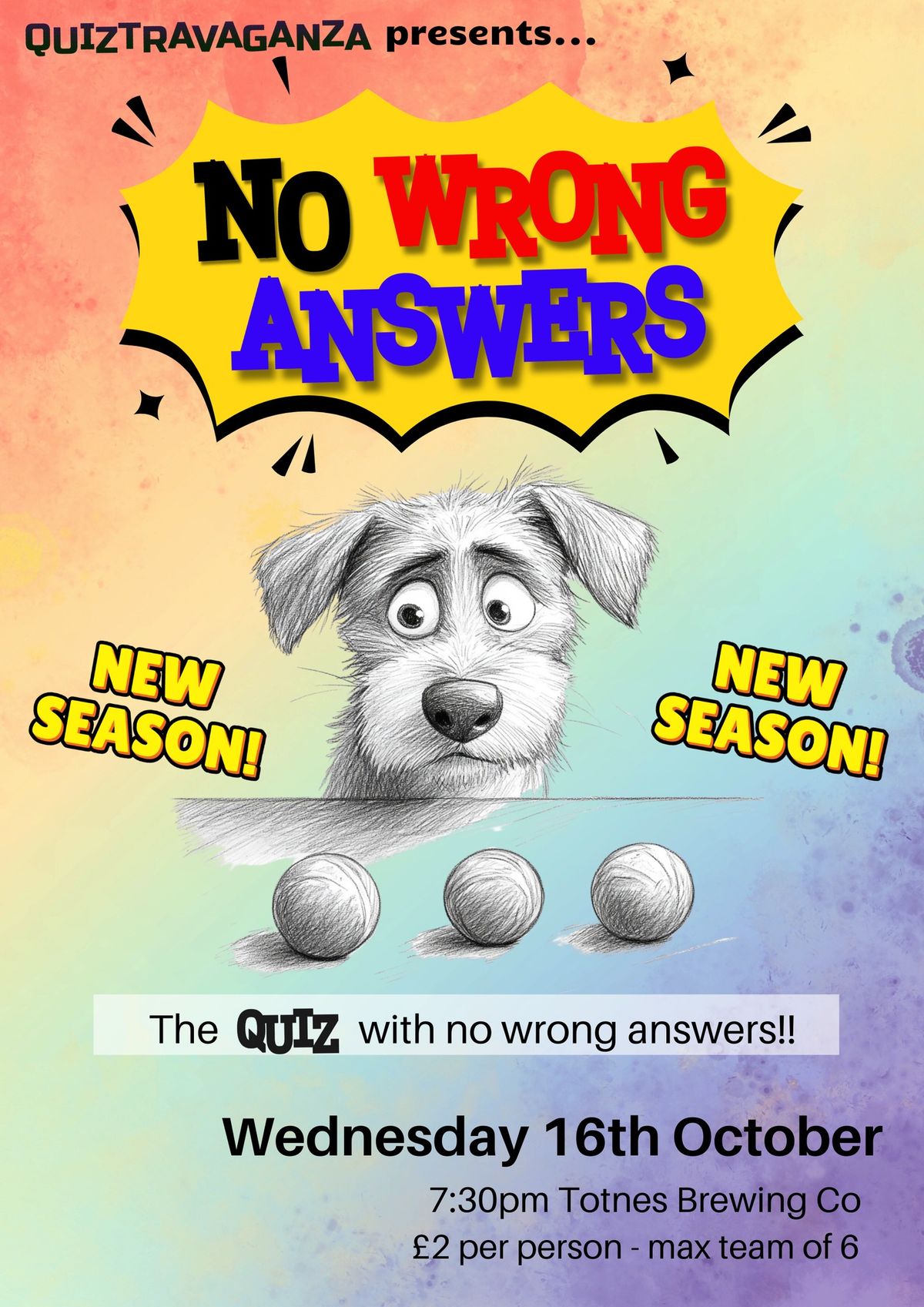 QUIZTRAVAGANZA - SEASON 4 QUIZ LIKE YOU\u2019VE NEVER QUIZZED BEFORE