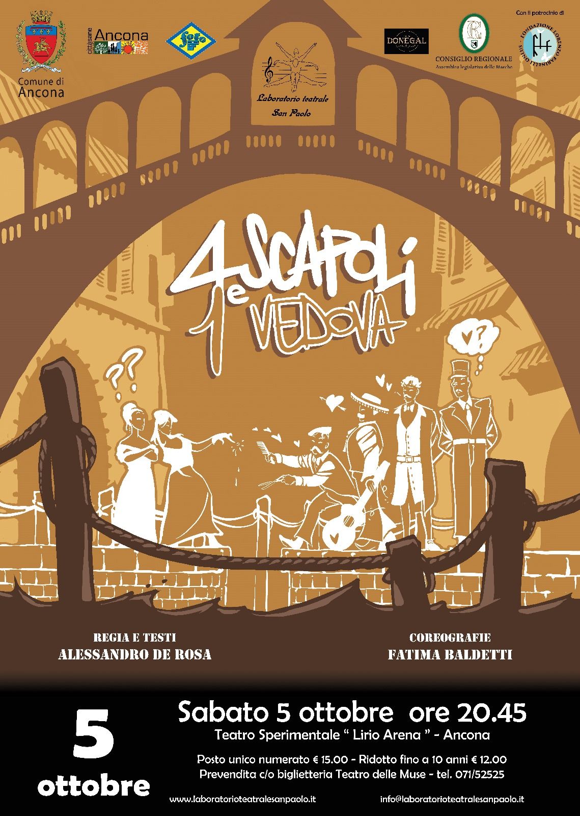 4 SCAPOLI E 1 VEDOVA - Commedia Musicale