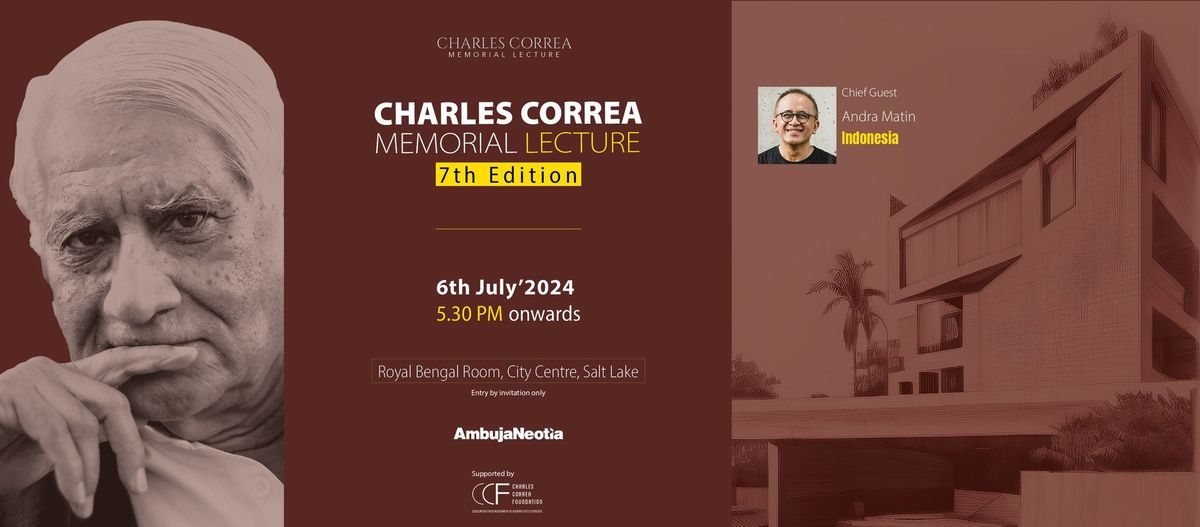 7th Charles Correa Annual Memorial Lecture