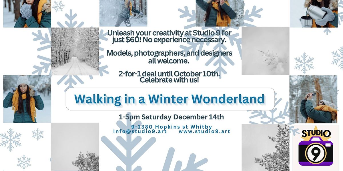 Walking in a Winter Wonderland \u2728 Calling All Models, Photographers, Designers & Creatives! \u2728