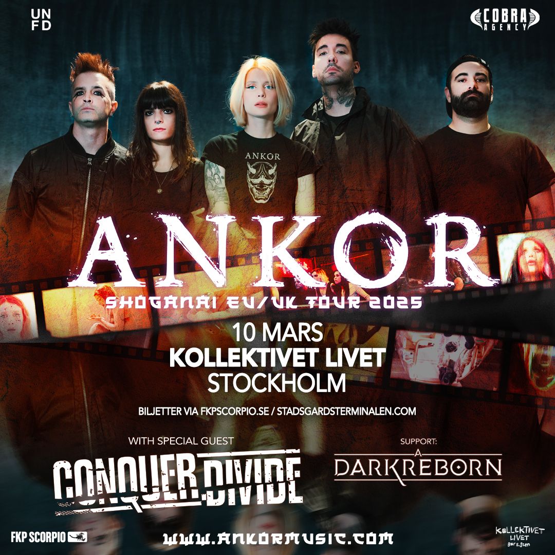 Ankor + Special Guest: Conquer Divide + Support: A Dark Reborn | Stockholm