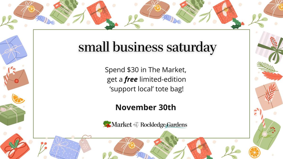 Small Business Saturday