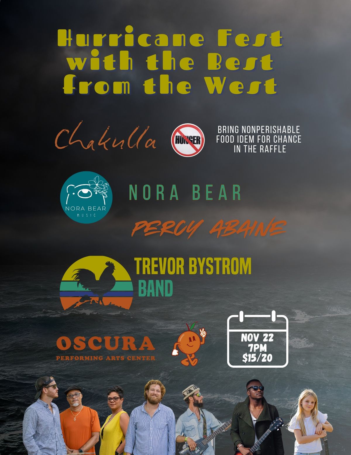 Trevor Bystrom Band | Nora Bear | Percy Abaine | Chakulla