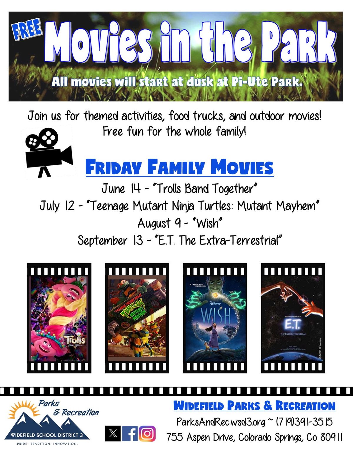Movie In the Park @ Dusk - "E.T. The Extra-Terrestrial"