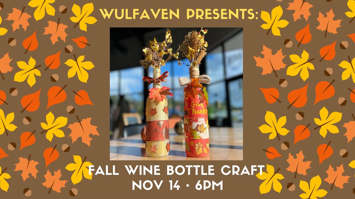 Crafts & Craft Beer at Wulfaven