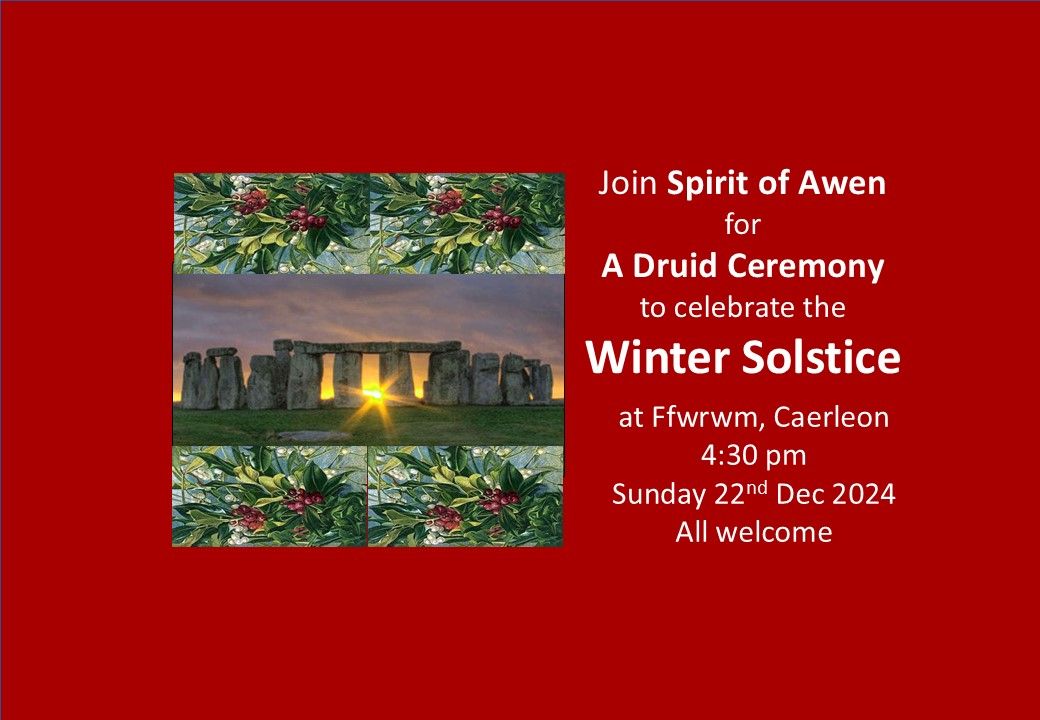 A druid ceremony for the Winter Solstice (Yule)