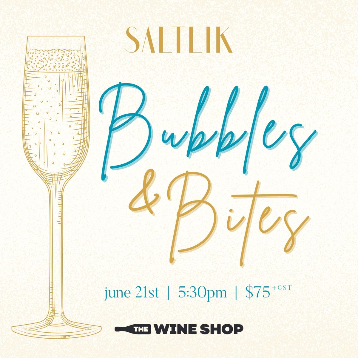 Bubbles & Bites - Sparkling Wine Tasting