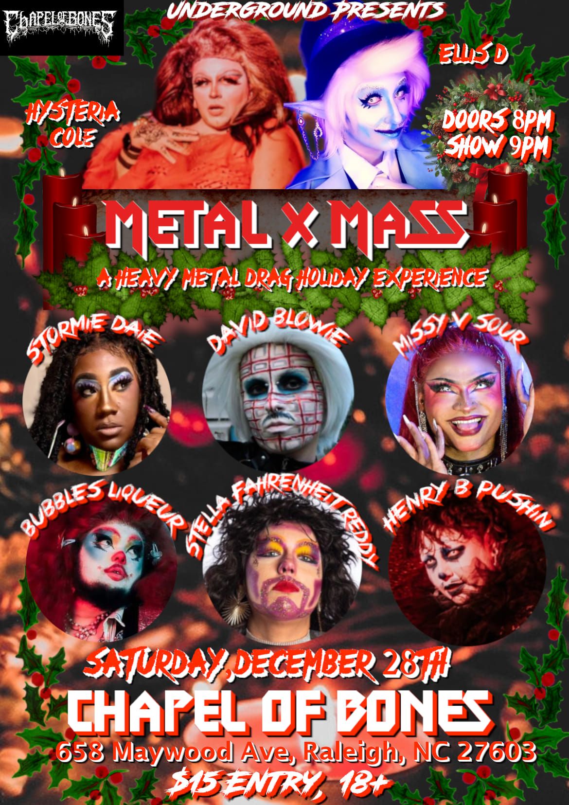 UNDERGROUND PRESENTS METAL XMASS HEAVY METAL HOLIDAY 