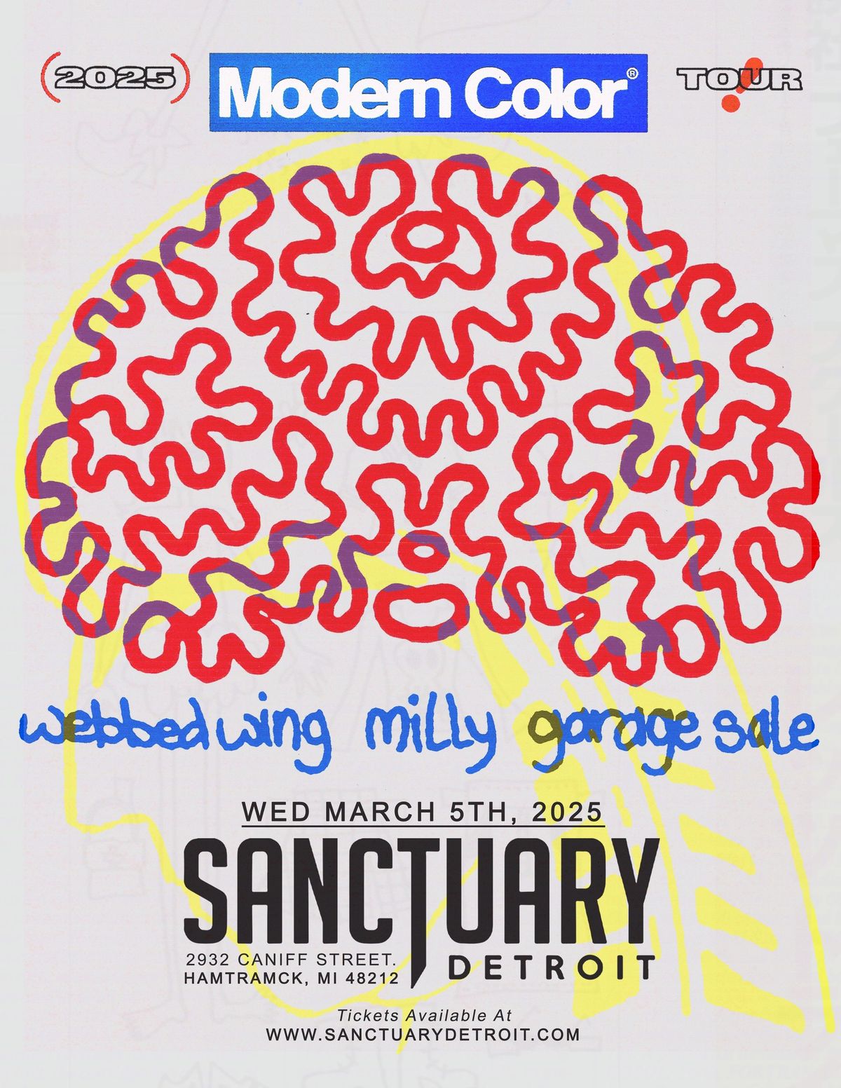 Modern Color, Webbed Wing, Milly, Garage Sale at The Sanctuary 3\/5\/25