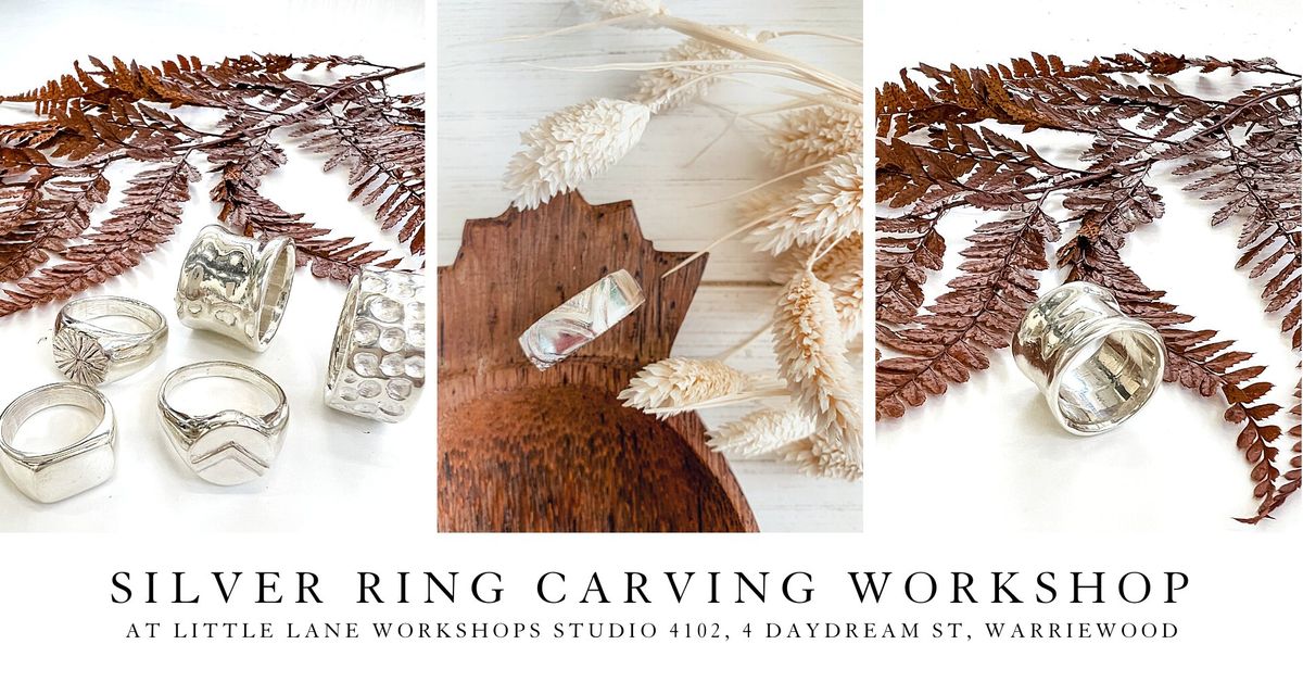 Silver Ring Carving Workshop