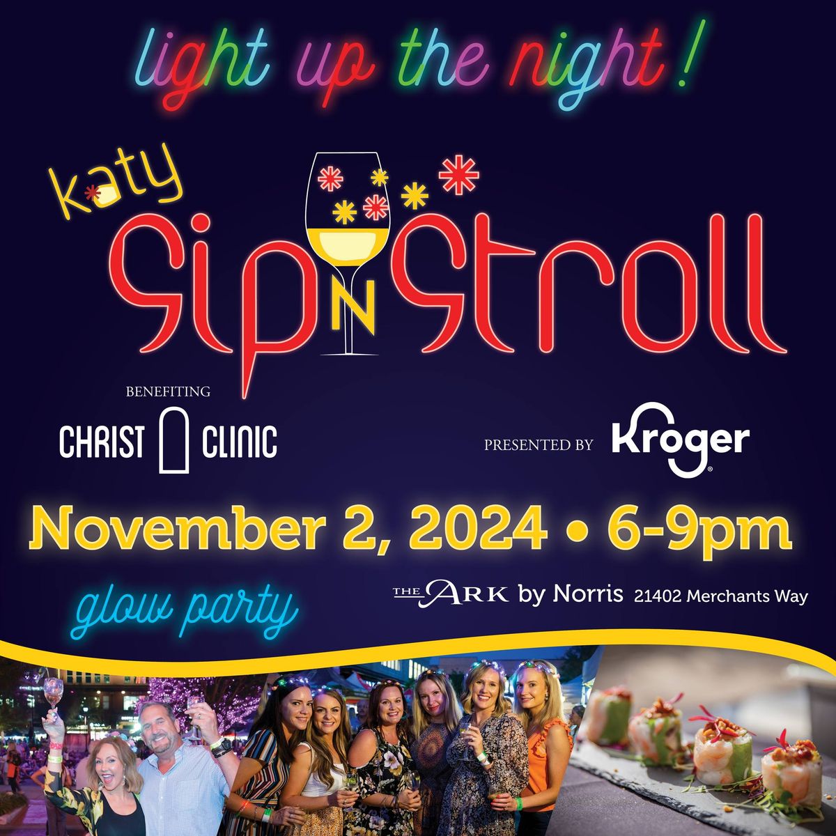 Light Up the Night at Katy Sip N Stroll!