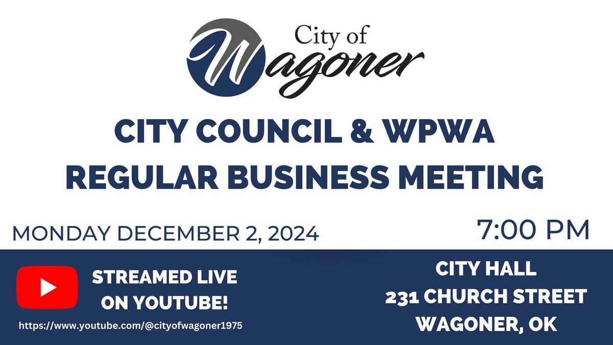 December City Council\/WPWA Meeting