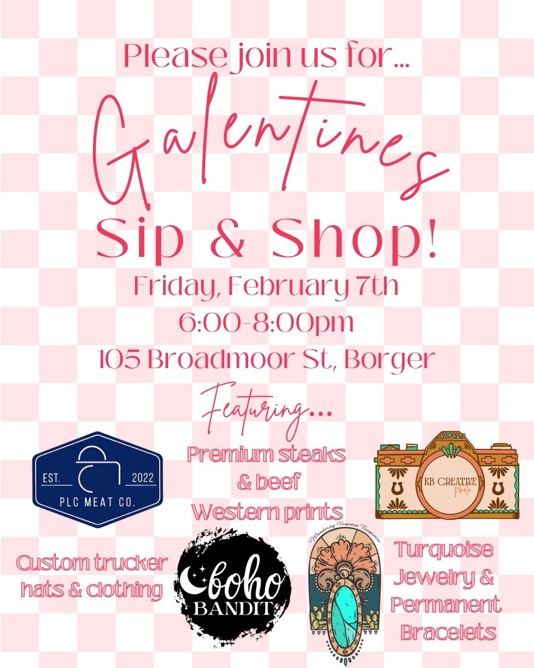 Galentines Sip & Shop