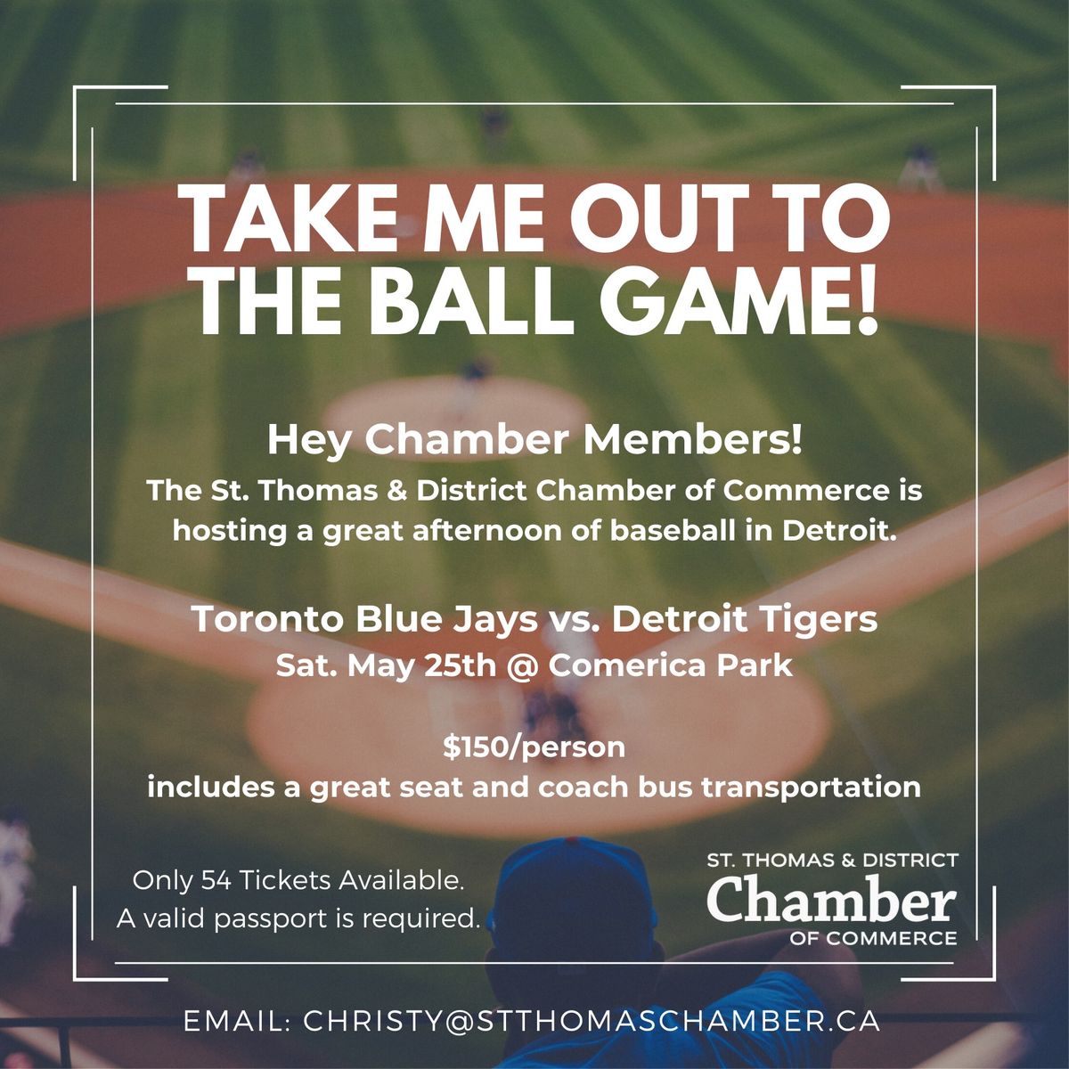 Chamber Member Baseball Game - Javs vs Tigers