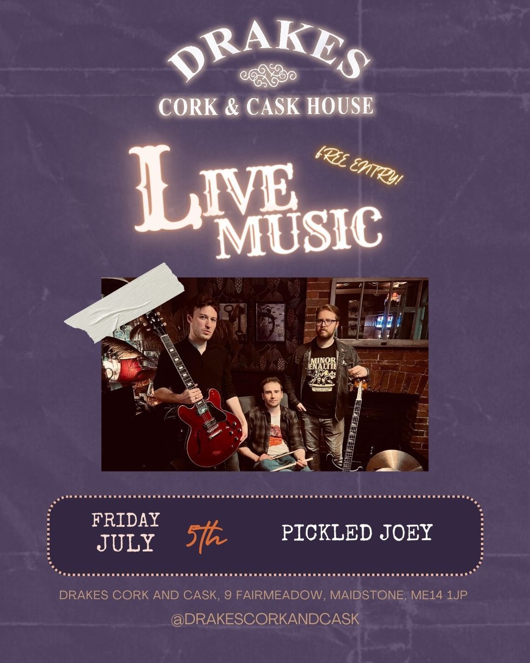 Live Music Friday with Pickled Joey