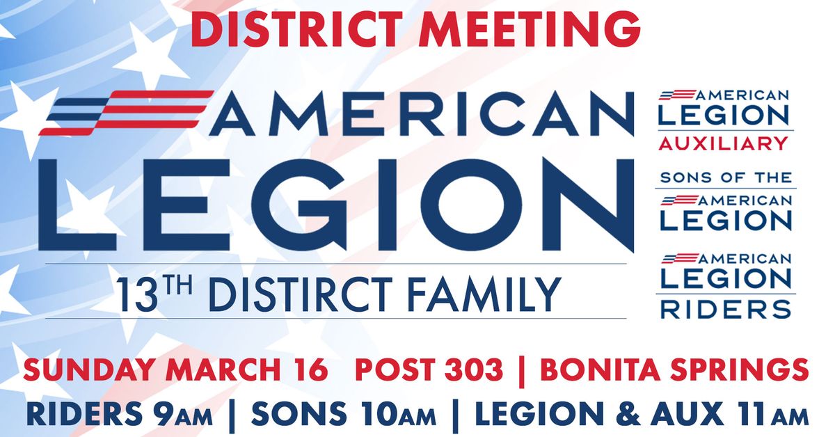 13th District Meeting