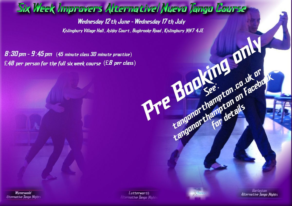 Six Week Beginners + Alternative\/Nuevo Tango Course (Northampton)