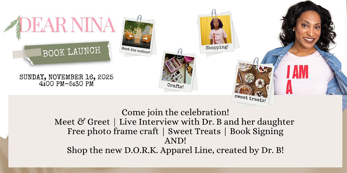 Dear Nina Book Launch!